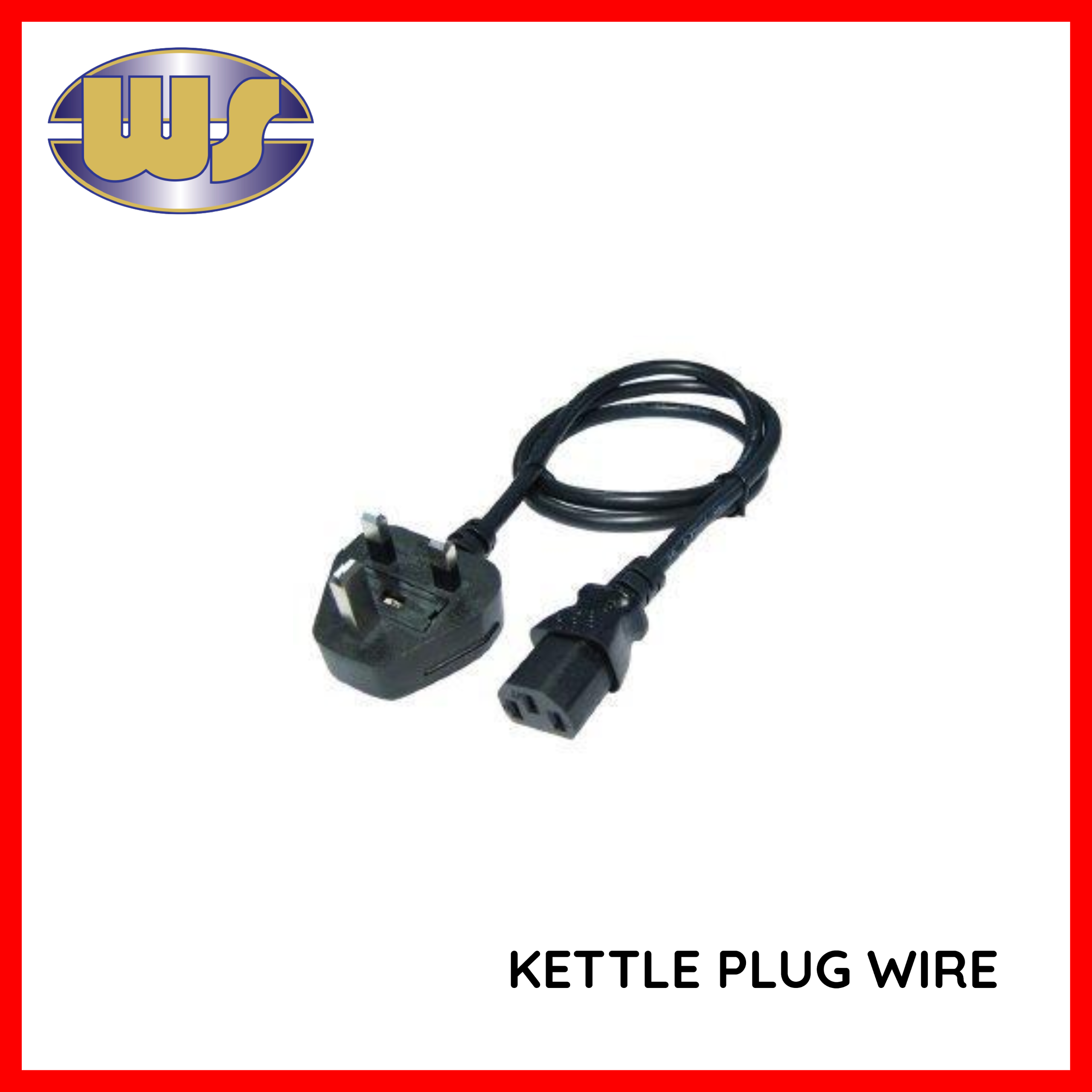 Heavy Duty 13A Kettle Plug Power Cord Set Power Supply Cable Computer