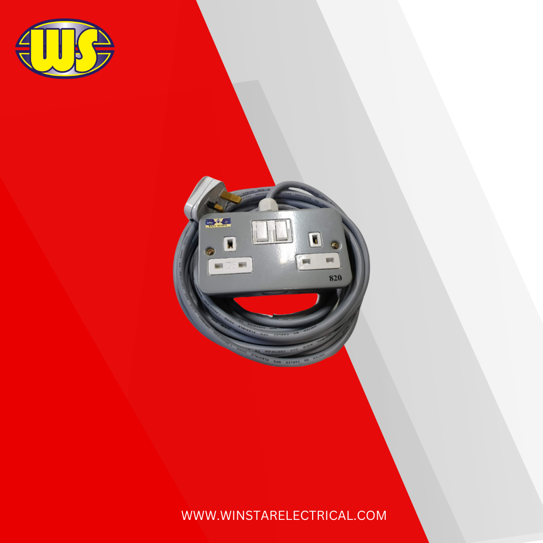 Metal Clad Double 13A Switch Socket Outlet